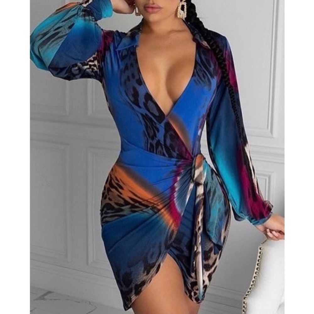 Sexy wrap dress
